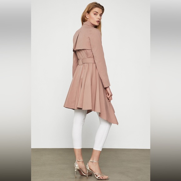BCBGMaxAzria - Romantic Rose Trench Coat (Small) - Picture 2 of 4